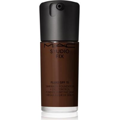 MAC Cosmetics Studio Fix Fluid SPF 15 24HR Matte Foundation + Oil Control podkład matujący SPF 15 odcień NW63 30 ml
