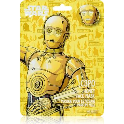 Mad Beauty Star Wars C3PO maska nawilżająca w płacie z miodem 25 ml