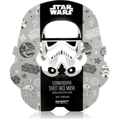 Mad Beauty Star Wars Storm Trooper maska nawilżająca w płacie z ekstraktem z zielonej herbaty 25 ml