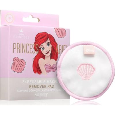 Mad Beauty Disney Princess Ariel płatki do demakijażu wielokrotnego użytku 3 szt.