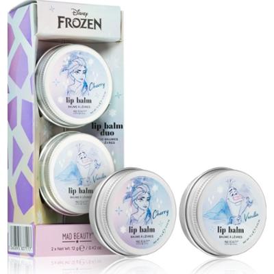 Mad Beauty Frozen odżywczo-nawilżający balsam do ust podwójne z zapachem Cherry and Vanilla 2x12 g