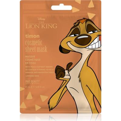 Mad Beauty Lion King Timon maseczka w płachcie intensywnie nawilżający 25 ml