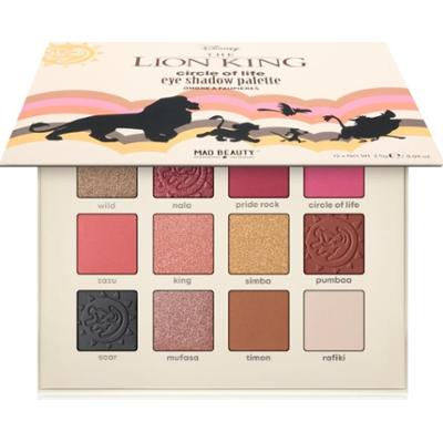 Mad Beauty Lion King Circle of Life paleta cieni do powiek 12x2.5 g