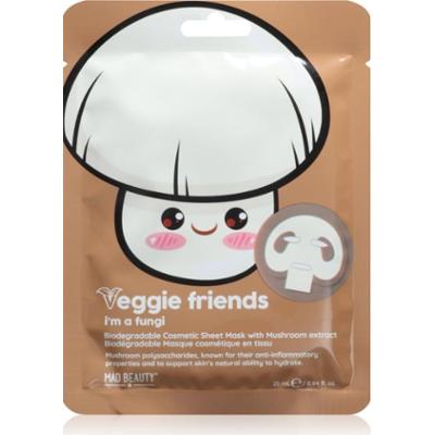Mad Beauty Veggie Friends Mushroom maseczka w płachcie o działaniu uspokajającym 25 ml