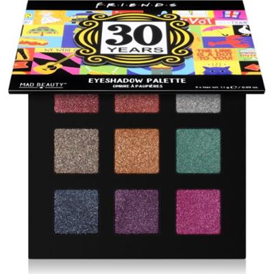 Mad Beauty Friends 30 Years paleta cieni do powiek 9x1.1 g