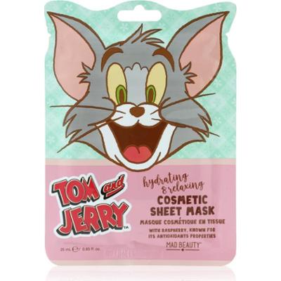Mad Beauty Tom & Jerry Sheet Mask - Tom maska nawilżająca w płacie z kwasem hialuronowym 1 szt.