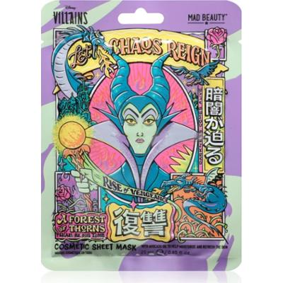 Mad Beauty Disney Villains Maleficent maseczka w płachcie o działaniu silnie nawilżającym i odżywczym 25 ml