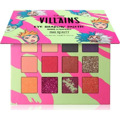 Mad Beauty Disney Villains paleta cieni do powiek 12x2 g