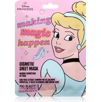 Mad Beauty Disney Princess Cinderella maska nawilżająca w płacie 25 ml