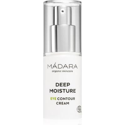 Mádara DEEP MOISTURE rozjaśniający krem pod oczy przeciw cieniom i obrzękom 15 ml