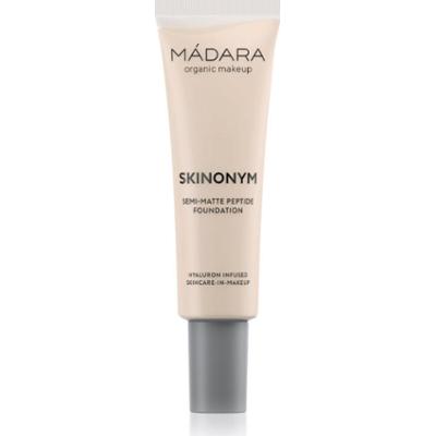 MÁDARA Skinonym Semi-Matte Peptide trwały podkład z peptydami odcień Porcelain 10 30 ml
