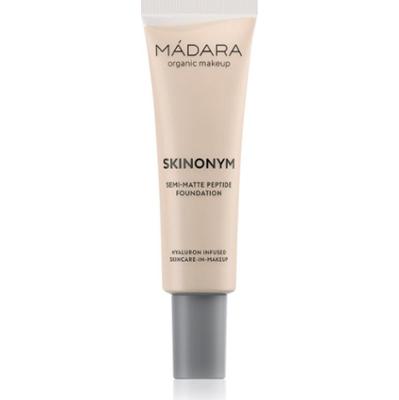 MÁDARA Skinonym Semi-Matte Peptide trwały podkład z peptydami odcień #15 Stone 30 ml
