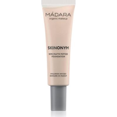 MÁDARA Skinonym Semi-Matte Peptide trwały podkład z peptydami odcień #25 Linen 30 ml