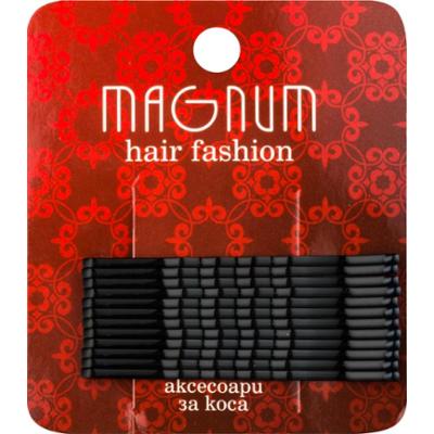 Magnum Hair Fashion spinki do włosów czarny 12 szt.