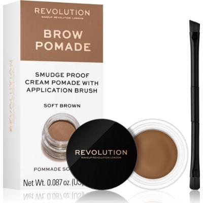 Revolution Brow Pomade pomada do brwi odcień Soft Brown 2.5 g