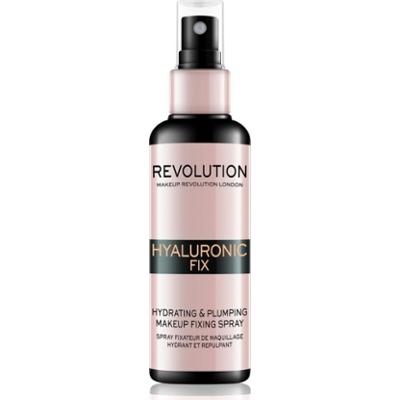 Revolution Hyaluronic Fix Hydrating & Plumping spray utrwalający makijaż o działaniu nawilżającym 100 ml