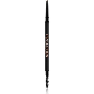 Revolution Precise Brow Pencil precyzyjna kredka do brwi ze szczotką odcień Brown 0.05 g