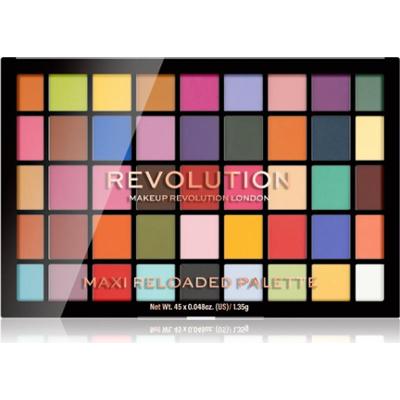 Revolution Maxi Reloaded Palette paleta pudrowych cieni do powiek odcień Monster Mattes 45x1.35 g