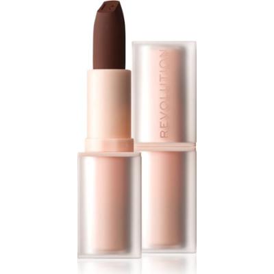 Revolution Lip Allure Soft Satin Lipstick kremowa szminka o satynowym wykończeniu odcień Stiletto Brown 3.2 g