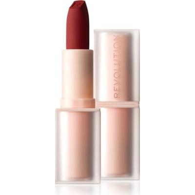 Revolution Lip Allure Soft Satin Lipstick kremowa szminka o satynowym wykończeniu odcień CEO Brick Red 3.2 g