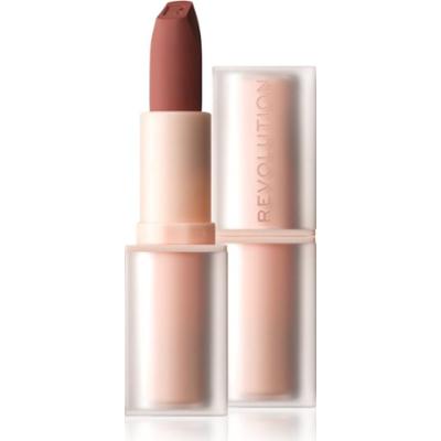 Revolution Lip Allure Soft Satin Lipstick kremowa szminka o satynowym wykończeniu odcień Chauffeur Nude 3.2 g