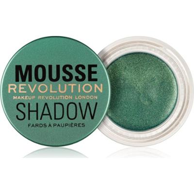 Revolution Mousse cienie do powiek w kremie odcień Emerald Green 4 g
