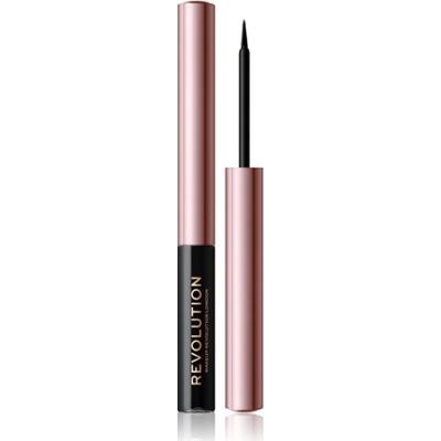 Revolution Super Flick eyeliner w płynie odcień Black 2.4 ml
