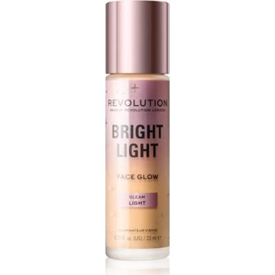 Revolution Bright Light Face Glow fluid rozświetlająco-tonujący odcień Gleam Light 23 ml