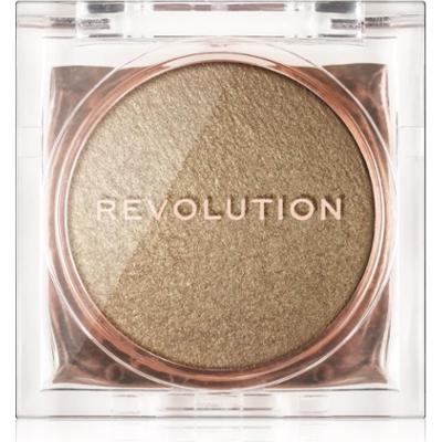 Revolution Beam Bright kompaktowy rozświetlacz pudrowy odcień Golden Gal 2.45 g