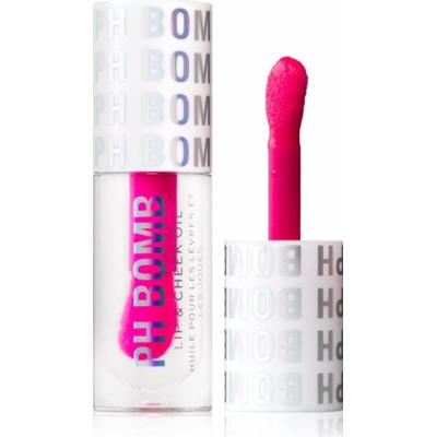 Makeup Revolution PH Bomb Lip & Cheek Oil brązujący pH balsam do ust i policzków odcień Universal 4.5 ml
