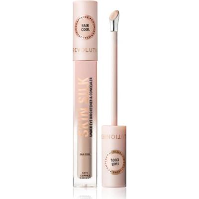 Revolution Skin Silk Under Eye Brightener & Concealer korektor rozjaśniający odcień Fair Cool 4 ml