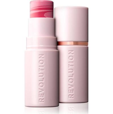 Makeup Revolution Skin Silk Blush Stick róż do policzków w kremie w sztyfcie odcień Light Pink Marble 4.5 g