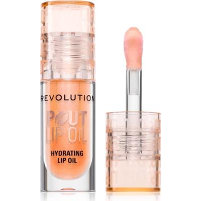 Makeup Revolution Pout Lip olejek do ust o działaniu nawilżającym odcień Honey Shimmer 3 ml
