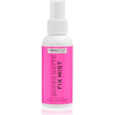 Revolution Super Matte Fix Mist baza pod podkład i spray utrwalający w jednym z matowym wykończeniem 50 ml