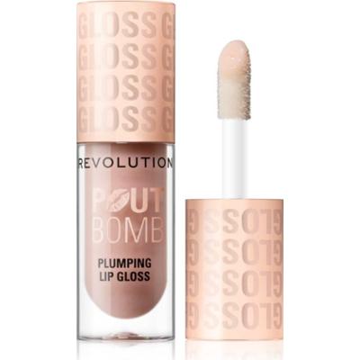 Revolution Pout Bomb błyszczyk do ust z efektem powiększenia odcień Milky Sheer Holo 4.6 ml