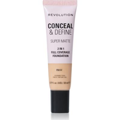 Makeup Revolution Conceal & Define podkład matujący odcień F5NW 23 ml