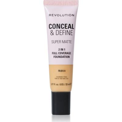 Makeup Revolution Conceal & Define podkład matujący odcień F8.5NW 23 ml