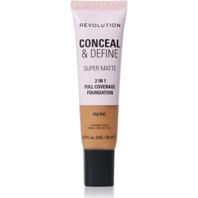 Makeup Revolution Conceal & Define podkład matujący odcień F12.7NC 23 ml