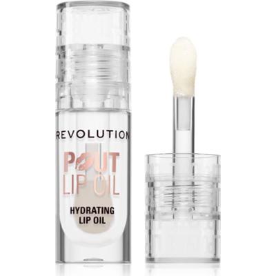 Makeup Revolution Pout Lip olejek do ust o działaniu nawilżającym odcień Lychee Clear 3 ml