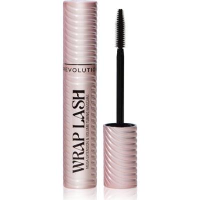 Revolution Wrap Lash Tubing tusz do rzęs zwiększający objętość, wydłużający i podkręcający odcień Black 8.5 ml