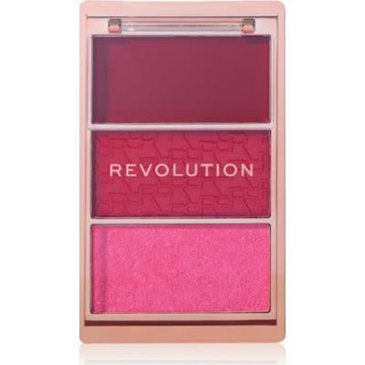 Revolution Blush Icon Palette paleta róży odcień My Cherry Truth 9.8 g