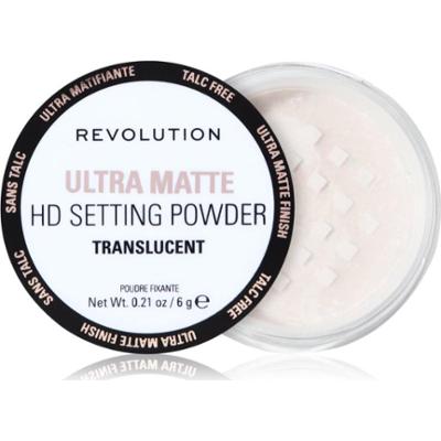 Revolution Ultra Velvet Loose Setting Powder transparentny puder matujący 6 g