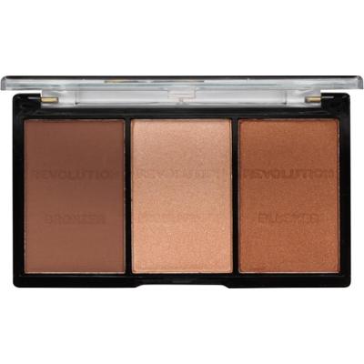 Revolution Ultra Sculpt & Contour paleta do konturowania twarzy odcień 04 Ultra Ligt/Medium 11 g