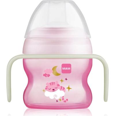 MAM Starter Cup Night kubek treningowy z uchwytami Tiger 150 ml