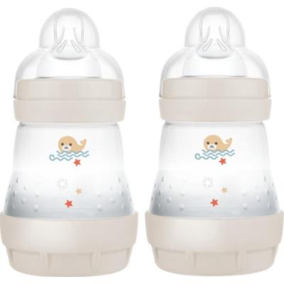 MAM Perfect Star Anti-colic Bottle butelka antykolkowa 0m+ Beige 2x160 ml