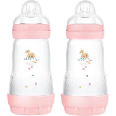 MAM Perfect Star Anti-colic Bottle butelka antykolkowa 2m+ Pink 2x260 ml