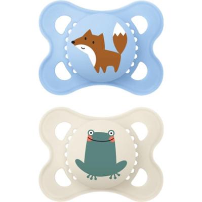 MAM Original 0+m smoczek Blue/ Nude 2 szt.