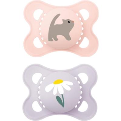 MAM Original 0+m smoczek Pink/ Purple 2 szt.