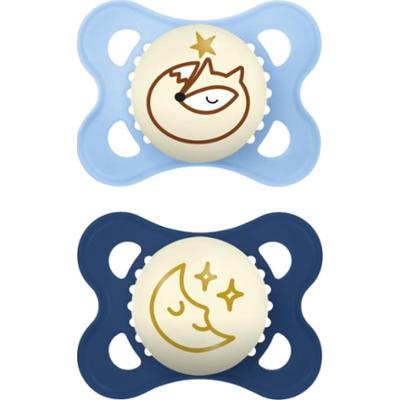 MAM Original Night 0m+ smoczek Blue 2 szt.