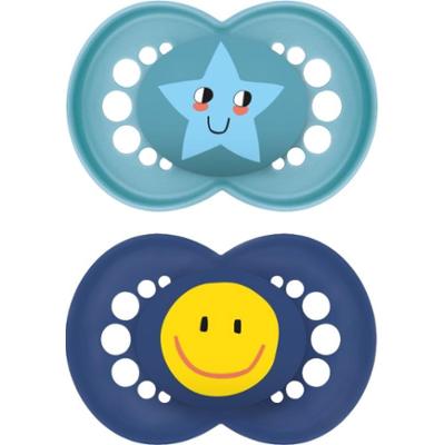 MAM Original 6+ months smoczek Turquoise/ Dark Blue 2 szt.